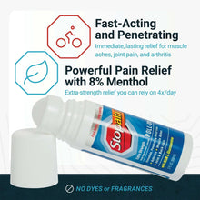 Stopain Extra Strength Roll-On Pain Reliever for Muscle & Joint Pain, 3 oz - Brands For Less USA