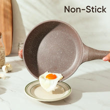 Carote Non Stick Pots and Pans Set,  Induction Kitchen Cookware Sets (Brown)