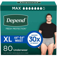 Depend Fresh Protection Incontinence Underwear for Men - Choose Your Size