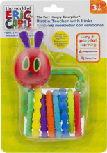 World of Eric Carle, the Very Hungry Caterpillar Rattle Teether with Links 1 Count (Pack of 1) - Brands For Less USA