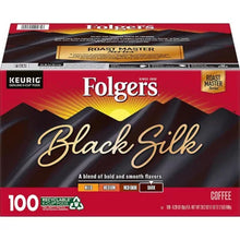 Folgers Dark Roast K-Cup Coffee Pods, Black Silk (100 Ct.)