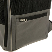 TrustyPup Medium Cat & Dog Travel Pet Backpack, Gray, 16 lb Limit