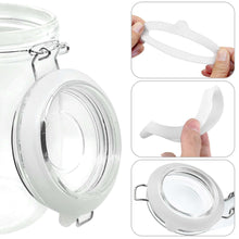 12pcs Silicone Sealing Rings Gaskets for Mason Jar, EEEkit Silicone Seal Rings, Airtight Rubber Seals Rings, Silicone Replacement Gasket for Regular Mouth Canning Jars Lids