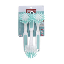 GoodCook PROfreshionals 3-Piece BPA-Free Kitchen Dish Brush Set, Teal - Brands For Less USA