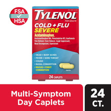 Tylenol Severe Multi-Symptom Caplets, Acetaminophen-Based Pain Reliever & Fever Reducer, 24 Count