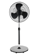 Mainstays 48-Inch Tall Pedestal Fan, 3-Speed Oscillating, Adjustable 18" Fan Head, Black, FS45-19MB