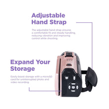 Vivitar PopCam Digital Camcorder, 48MP, Full HD 1080p Video Camera with 3" Flip Screen, 16x Digital Zoom, Built-in Microphone, Compact Vlogging Camera for Beginners, Travel, & Family Recording