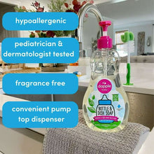 Dapple Baby Bottle and Dish Soap for Baby Products, Fragrance-Free, 16.9 fl oz