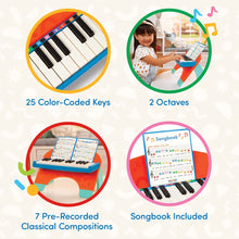 Battat Mini Musician's Piano with Color-Coded Keys and Music, Toddler and Preschool Toys