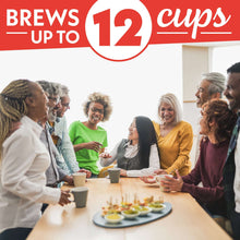 Gourmia One-Touch Coffee Maker 12 Cup with Pause & Serve, Auto Keep Warm, Black