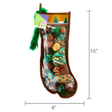 Vibrant Life Holiday 18-Piece Cat Toy Stocking Gift Set, Brown