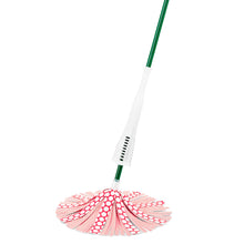 Libman Wonder Mop with Microfiber Fibers and Green Steel Handle