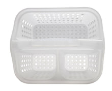 Mainstays Small Portable Shower Caddy Frost Plastic