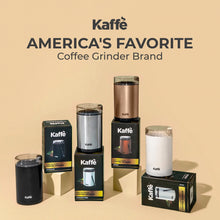 Kaffe Coffee Grinder Electric Copper, (3.5oz/14 Cup) w Free Cleaning Brush