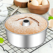 Vesteel 10 inch Angel Food Cake Pan, Stainless Steel Pound Cake Mold with Tube 16 Cups Tube Pan, Non-toxic & One-Piece Design - Brands For Less USA