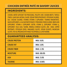 Vibrant Life Chicken Pate in Savory Juices Wet Cat Food, Grain-Free, 2.64 oz Split Tray