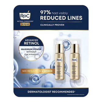 Roc Retinol Correxion Deep Wrinkle Facial Serum with Retinol (1 Fl. Oz., 2 Pk.) - Brands For Less USA