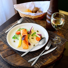 Mirdinner Dinner Forks and Spoons Set, Stainless Steel Silverware Flatware Set, Salad Fork and Soup Spoon, Using for Home, Kitchen or Restaurant, Mirror Polished, Dishwasher Safe