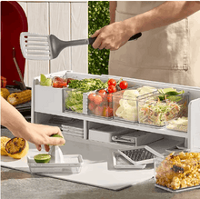 Dash Prepdeck, Includes 8 Prepping Tools, 14 Containers, and Cutting Board