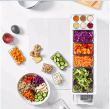 Dash Prepdeck, Includes 8 Prepping Tools, 14 Containers, and Cutting Board