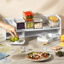 Dash Prepdeck, Includes 8 Prepping Tools, 14 Containers, and Cutting Board
