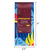 bettergoods Single Origin Colombia Ground Coffee, Medium Dark Roast, 12 oz - Brands For Less USA