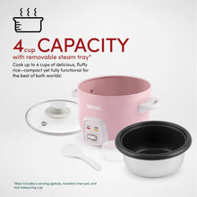AROMA® 4-Cups (Cooked) / 1Qt. Rice & Grain Cooker, Pink