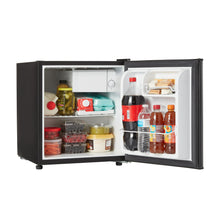 Mini refrigerador Galanz de una puerta de 1.7 pies cúbicos, negro, nuevo 