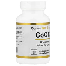 California Gold Nutrition, CoQ10, USP Grade Ubiquinone, 100 mg, 120 Veggie Capsules