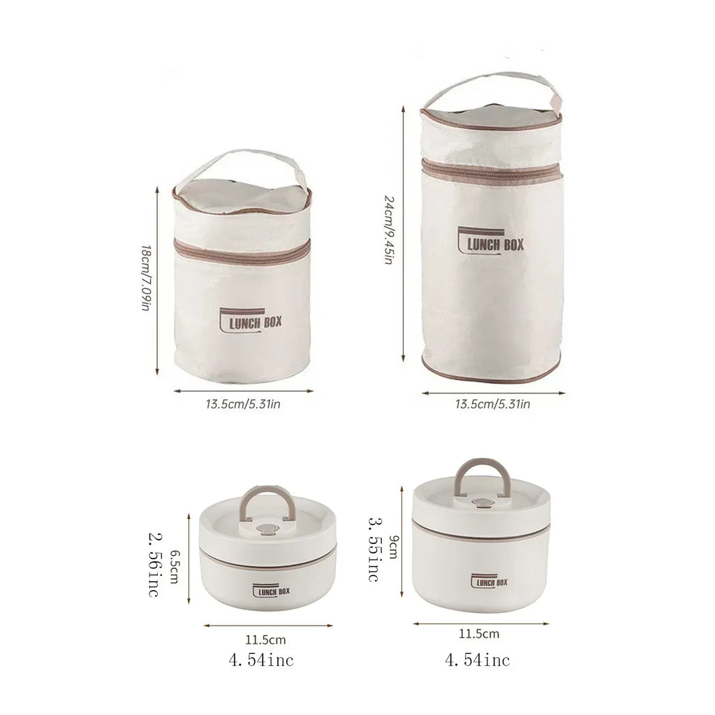 Stainless Steel insulated Lunch Box,Square Thermos Hot Food Container ...