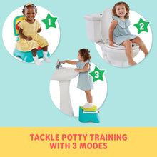 Sesame Street Elmo Hooray 3-in-1 Potty Chair, Toilet Trainer, Step Stool, Flush Handle, Unisex - Brands For Less USA