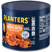 Honey Roasted Mixed Nuts, Party Snacks, Plant-Based Protein, 10 Oz Canister - Brands For Less USA
