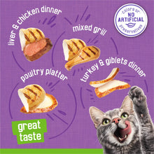 Purina Friskies Pate, Soft Poultry Variety Pack, Wet Cat Food, 5.5 oz Cans, 32 Pack