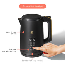 Beautiful 1.7-Liter Electric Kettle 1500 W with One-Touch Activation, White Icing by Drew Barrymore