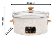 The Pioneer Woman 6-Quart Slow Cooker, Locking Lid, Digital, Brilliant Blooms,
