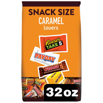 Hershey Assorted Caramel Flavored Snack Size Candy, Party Pack 32.08 Oz - Brands For Less USA