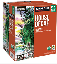 Kirkland Signature Coffee Organic House Decaf K-Cup Pod, 120-count