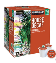 Kirkland Signature Coffee Organic House Decaf K-Cup Pod, 120-count