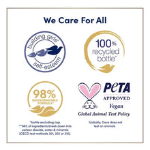 Dove Deep Moisture body wash 2 pack with 100% recycled bottle and vegan PETA approved formula