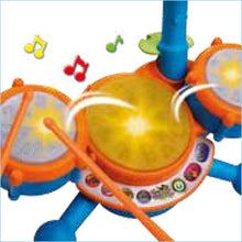 VTech KidiBeats Drum Set with Accessories, Baby and Toddler Toys
