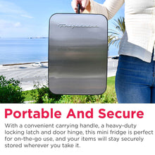 Frigidaire, Retro 10L, 15-Can Mini Personal Fridge Cooler, EFMIS183, Stainless Steel