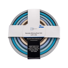 Mainstays 10-Piece Nonslip Nesting Plastic Mixing Bowl Set with Assorted Lids