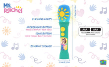 Ms. Rachel Sing Along Microphone, Includes Built-in Music and Lights, Children Ages 18+ Months
