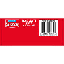 Success Boil-in-Bag Basmati Rice, Gluten Free, 14 oz Box