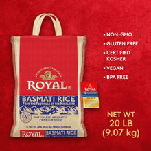 Authentic Royal Naturally Aged Indian White Basmati Rice, Long-Grain, Gluten-free - 20 lb. Bag 4.6 stars out of 12835 reviews (4.6)| 12.8K ratings