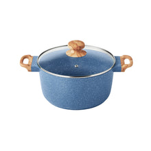 The Pioneer Woman Prairie Signature 14-Piece Cast Aluminum Cookware Set, Blue - Brands For Less USA