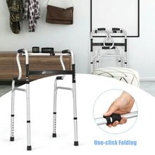 Resenkos Medical Mobility Walker,One-Button Folding Aluminum Walking Frame Walker - Brands For Less USA