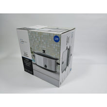 Mainstays 6 Qt Manual Slow Cooker, Stainless Steel