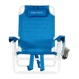 Nautica Beach Chair with Cooler 2 Pack (Assorted Colors)