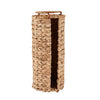 Better Homes & Gardens Floor Standing Toilet Paper Reserve with Lid, Natural Hyacinth